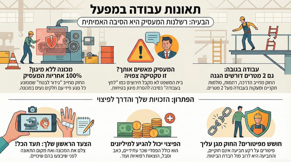 תאונות עבודה במפעל